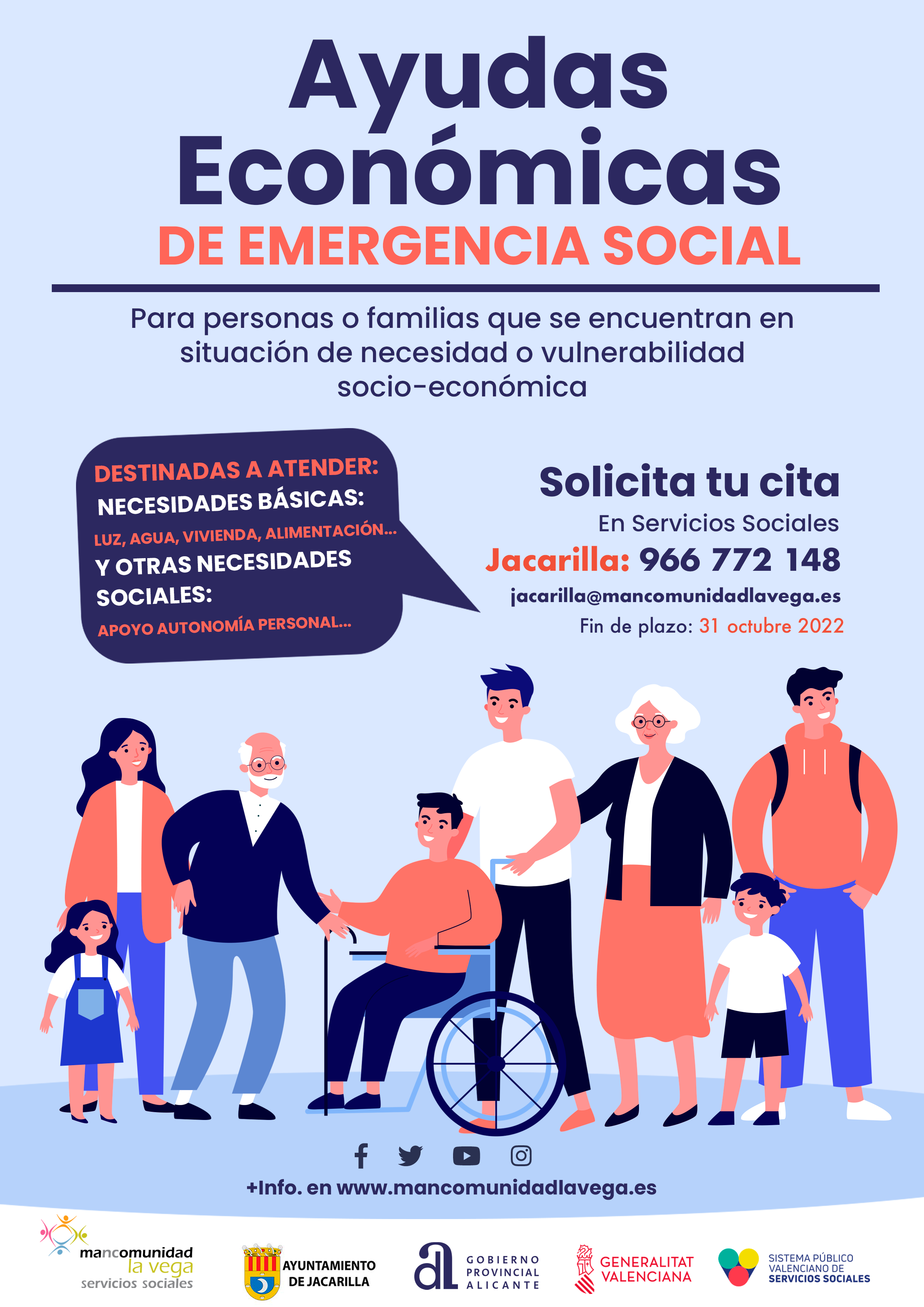 Lee más sobre el artículo Ayudas de Emergencia Social Comunidad Valenciana