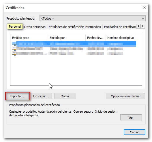 Lee más sobre el artículo Cómo Pasar un Certificado de Otras Personas a Personal
