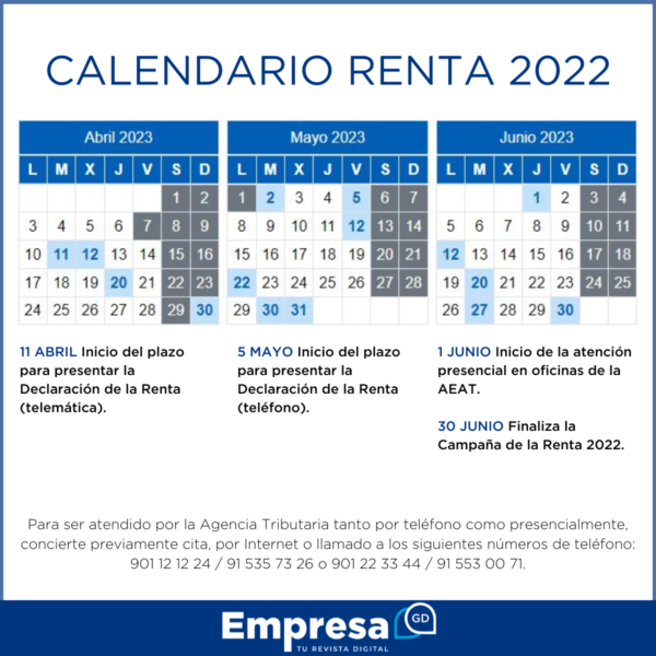 Cuando comienza la Declaración de la Renta
