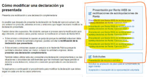 Lee más sobre el artículo Se puede modificar la Renta una vez presentada