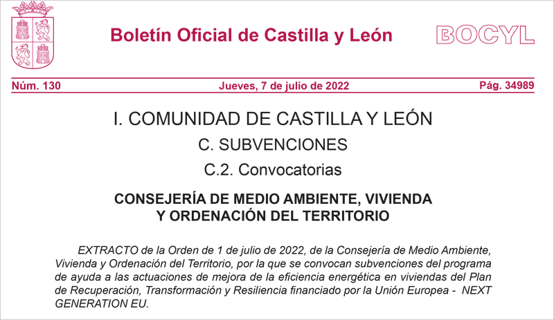 En este momento estás viendo Subvenciones Castilla y León para la Rehabilitación de la Vivienda